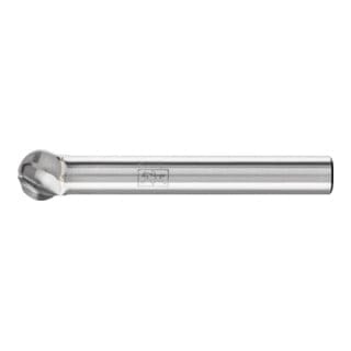 Hartmetall Hochleistungsfrässtift ALU Kugel KUD Ø 08x07mm Schaft-Ø 6mm für Alu/NE Metalle