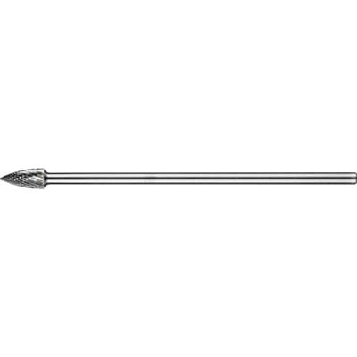 Hartmetall Frässtift Spitzbogen SPG Ø 10x20mm Schaft-Ø 6x150mm Z3P universal mittel kreuzv.