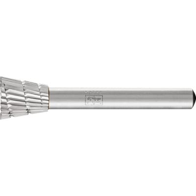 HSS Winkelfrässtift stirn W-ST 12x13 mm Schaft-Ø 6 mm Z 3 universal mittel fein Spanbrecher