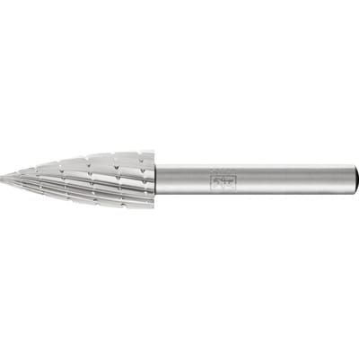 HSS Frässtift Spitzbogenform K Ø 12x30mm Schaft-Ø 6 mm Z 2 universal mittel Spanbrecher