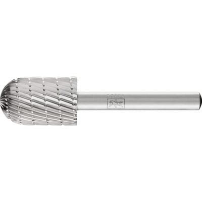 HSS Frässtift Walzenrundform C Ø 16x25 mm Schaft-Ø 6 mm Z 3 universal mittel fein Spanbrecher