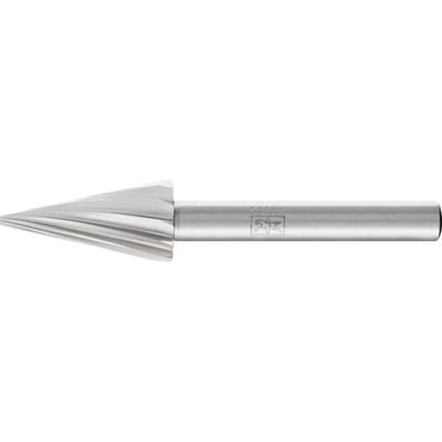 HSS Frässtift Spitzkegelform G Ø 12x25 mm Schaft-Ø 6 mm Z 1 universal grob