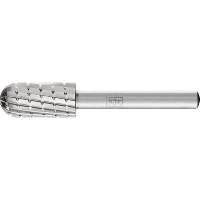 HSS Frässtift Walzenrundform C Ø 12x25 mm Schaft-Ø 6 mm Z 2 universal mittel Spanbrecher