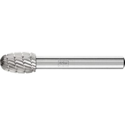 HSS Frässtift Tropfenform O Ø 10x16 mm Schaft-Ø 6 mm Z 3 universal mittel fein Spanbrecher
