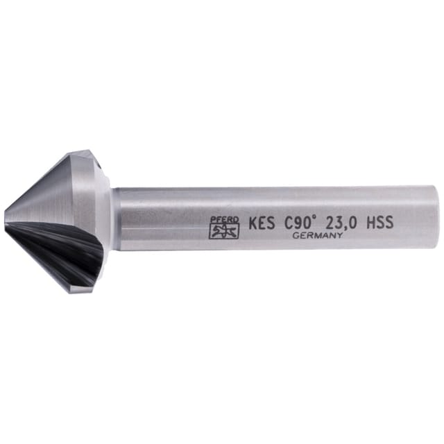 HSS Kegel-und Entgratsenker 90° Ø 23 mm Schaft-Ø 10mm DIN 335 C