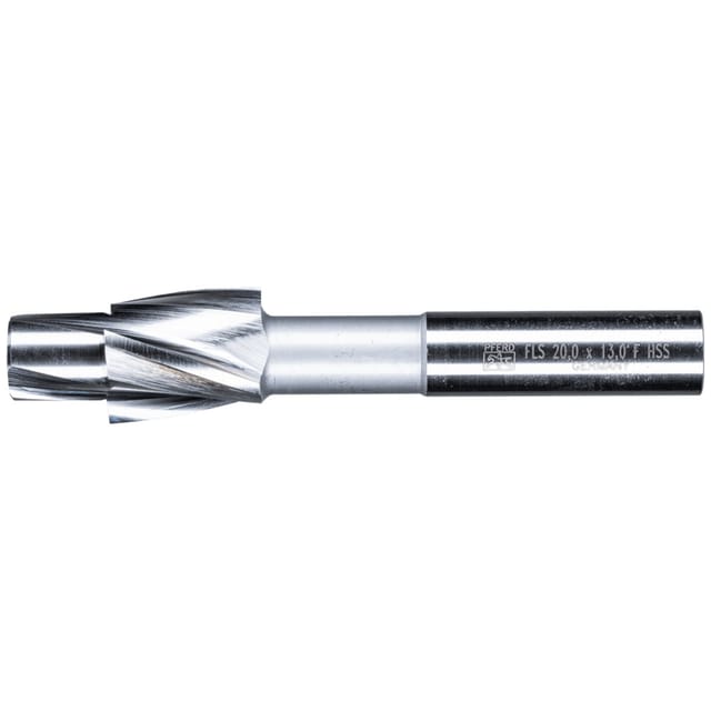 HSS Flachsenker mit Führungszapfen DIN 373 Ø 20,0mm Schaft-Ø 12 mm fein für Durchgangsloch