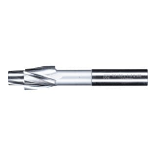 HSS Flachsenker mit Führungszapfen DIN 373 Ø 18,0mm Schaft-Ø 12 mm mittel für Durchgangsloch