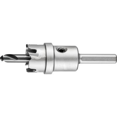 Hartmetall Lochschneider/-Lochsäge Ø 20x8 mm Schaft-Ø 7 mm Schnitttiefe 4 mm universal