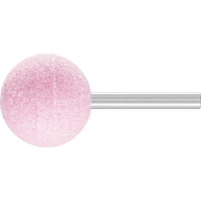 STEEL EDGE Schleifstift Kugel Ø 32x32 mm Schaft-Ø 6 mm A46 für Stahl- und Stahlguss