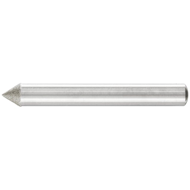 Diamant-Schleifstift Spitzkegel Ø6x60° SchaftØ6 mm D126 (mit.) zum Anfasen/Entgraten/Senken