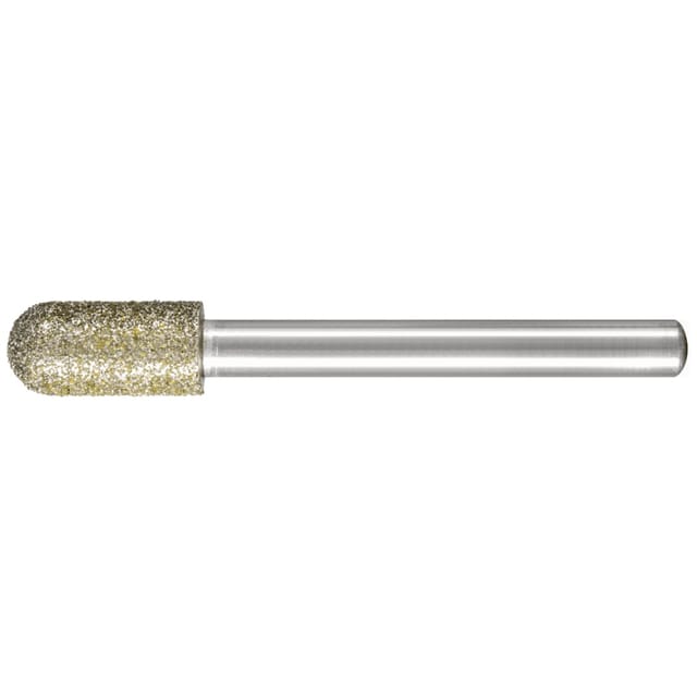 Diamant-Schleifstift Walzenrund Ø10,0mm Schaft-Ø6 mm D357 (grob) zum Schleifen von GFK/CFK