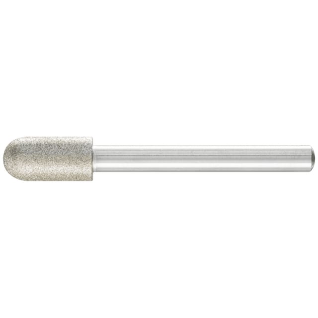 Diamant-Schleifstift Walzenrund Ø10,0mm Schaft-Ø6 mm D126 (mit.) ideal für den Handeinsatz