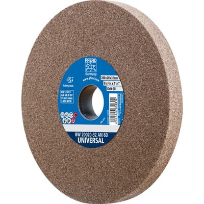 Schleifbockscheibe Ø 200x20mm Bohrung-Ø 32 mm A60 für universelle Schleifaufgaben
