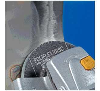 Poliflex Disc PFD Ø 115x14 mm Bohrung-Ø 22,23 mm Bindung PUR Mittelhart SIC150