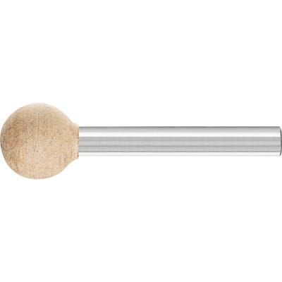 Poliflex Schleifstift Kugelform Ø 15 mm Schaft-Ø 6 mm Bindung LR A120