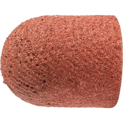 POLICAP Schleifkappe PC Walzenrundform Korund Ø 13x17 mm A280 für universelle Anwendung