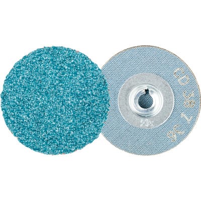 COMBIDISC Zirkon Schleifblatt CD Ø 38 mm Z36 für gehärteten Stahl