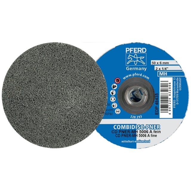 COMBIDISC verpresste Vliesronde CD PNER Ø 50mm Mittelhart A Fein für Finish