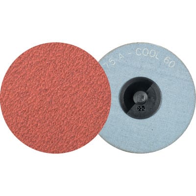 COMBIDISC Korund Schleifblatt CDR Ø 75 mm A60 COOL für Edelstahl
