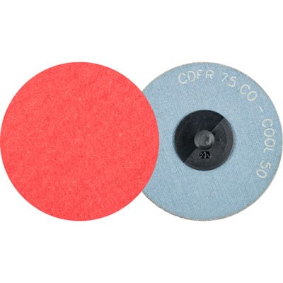 COMBIDISC Keramikkorn Mini-Fiberscheibe CDFR Ø 75 mm CO-COOL50 für Stahl und Edelstahl