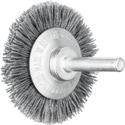 Rundbürste ungezopft RBU Ø 50x4 mm Schaft-Ø 6 mm SiC-Filament-Ø 0,55 mm Korn 120