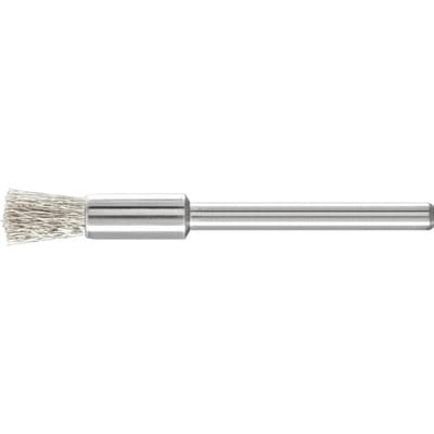 Miniatur-Pinselbürste PBU Ø5 mm Schaft-Ø3 mm Edelstahl-Draht-Ø0,10
