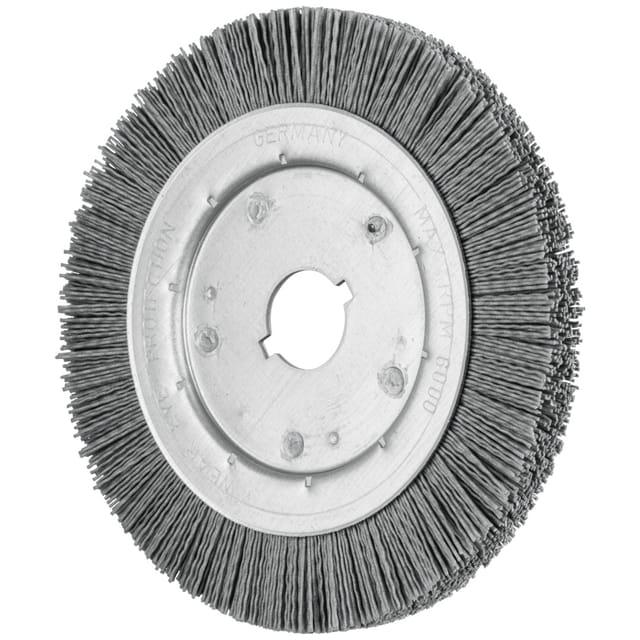 Rundbürste schmal ungezopft RBU Ø200x16xvariable Bohrung SiC-Filament-Ø0,90 Korn 180