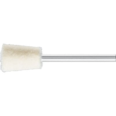 mittelharte Filzpolierstifte Winkelform Ø 10x15 mm Schaft-Ø 3 mm