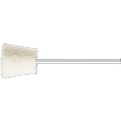 mittelharte Filzpolierstifte Winkelform Ø 12x12 mm Schaft-Ø 2,35 mm