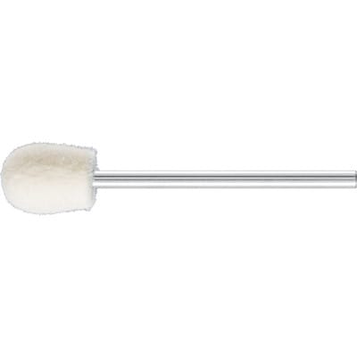 mittelharte Filzpolierstifte Tropfenform Ø 8x12 mm Schaft-Ø 2,35 mm