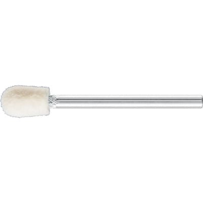 mittelharte Filzpolierstifte Tropfenform Ø 6x10mm Schaft-Ø 3 mm