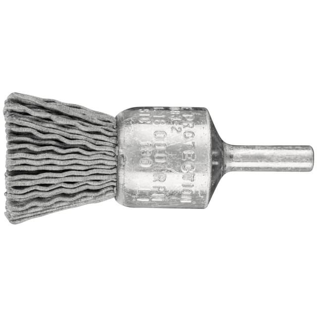POS Pinselbürste ungezopft PBU Ø20mm Schaft-Ø6 mm SiC-Filament-Ø0,90 Korn 180