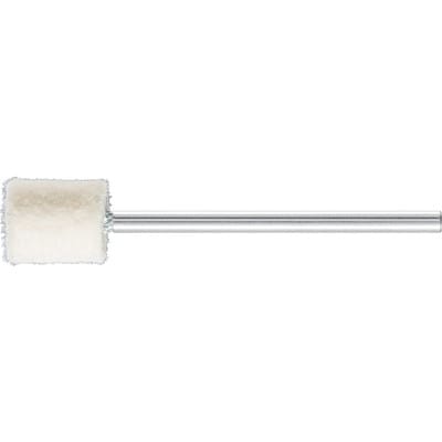mittelharte Filzpolierstifte Zylinderform Ø 8x10mm Schaft-Ø 2,35 mm