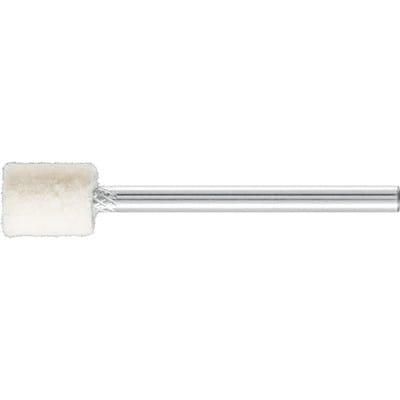 harte Filzpolierstifte Zylinderform Ø 8x10mm Schaft-Ø 3 mm