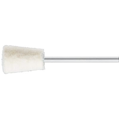 mittelharte Filzpolierstifte Winkelform Ø 10x15 mm Schaft-Ø 2,35 mm