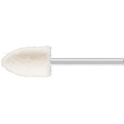 mittelharte Filzpolierstifte Spitzkegelform Ø 12x18 mm Schaft-Ø 3 mm
