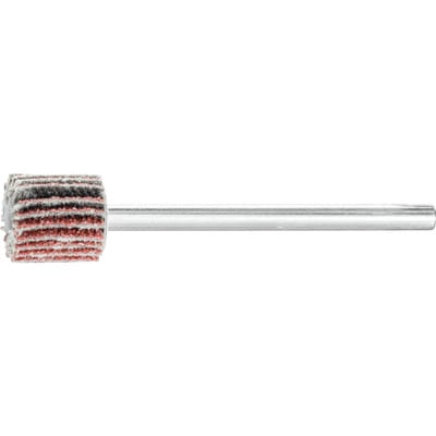 Korund Fächerschleifer F Ø 10x10mm Schaft-Ø 3 mm A60 für Feinschliff und Finish