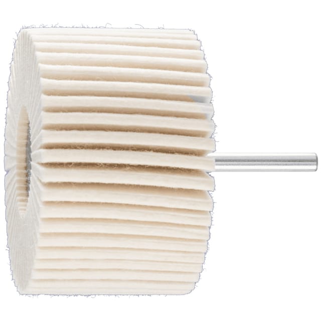 harte Filzlamellenstifte FLS Ø 80x50mm Schaft-Ø 6 mm für universelle Polierarbeiten