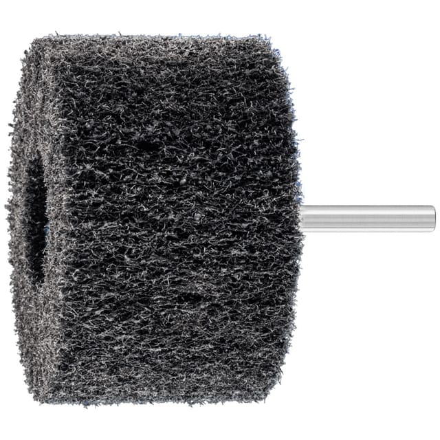 POLINOX Vlies-Schleifstift PNL Ø 80x50mm Schaft-Ø 6 mm SIC100 für Feinschliff und Finish