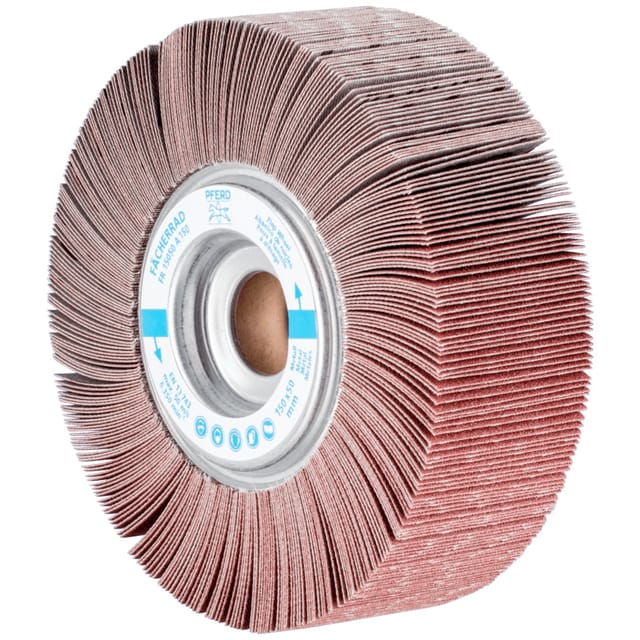 Lamellenschleifrad FR Ø 150x50mm Bohrung Ø 25,4 mm A150 für universelle Anwendung