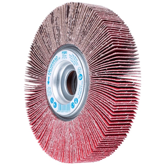 Lamellenschleifrad FR Ø 165x30mm Bohrung Ø 25,4 mm CO-COOL60 für kühlen Schliff auf Edelstahl