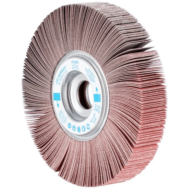 Lamellenschleifrad FR Ø 165x30mm Bohrung Ø 25,4 mm A120 für universelle Anwendung