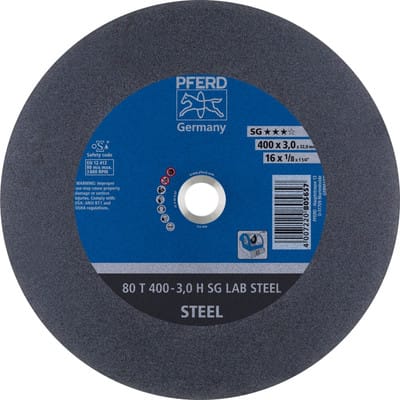 Labortrennscheibe T 400x3,0x32 mm Leistungslinie SG LAB STEEL für Stahl
