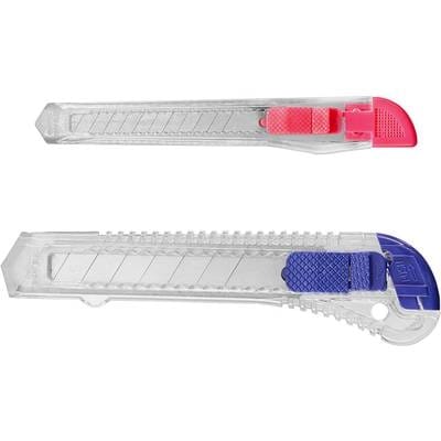 Abbrechklingenmesser-Set, 16-teilig in Runddose, 9 + 18mm