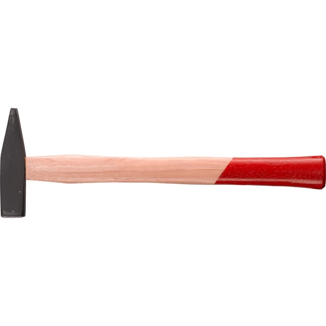Schlosserhammer DIN 1041, Hickory Holzstiel, 300g