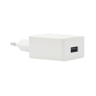 USB-A Ladegerät, weiß, Netzstecker 230 V
