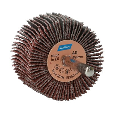 Fächerschleifer mit Schaft R207Plus ø50 x 30 x ø6mm P40