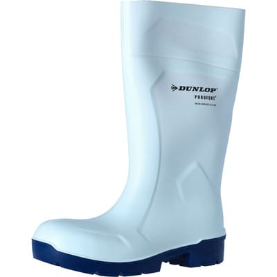 Stiefel FoodPro Purofort MultiGrip, weiß/blau, Größe 38