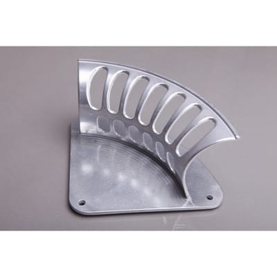 Schlauchhalter Aluminium Druckguss unlackiert, zur Wandmontage, Nr. 18007