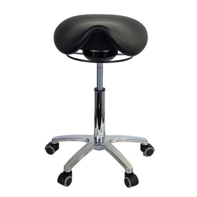 Sattelhocker UPRIGHT VENEZIA 360 °, freischwingend, schwarz